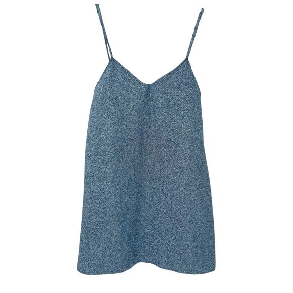 Zara Trafaluc Womens Going Out Party Metallic Glittery Cami Mini‎ Dress Size M - Picture 1 of 6